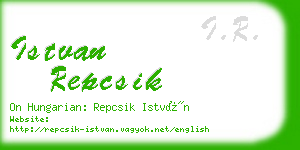 istvan repcsik business card